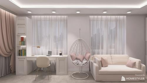 Нежная зефирная детская - мечта любой маленькой девочки! 03