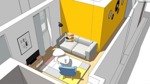 Цитрусовая студия 25 кв. 09