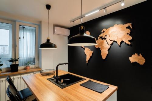 Современный интерьер квартиры площадью 40 кв. 02