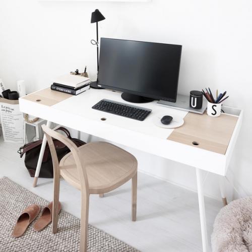 Серый цвет, дерево и растения: классический современный интерьер в скандинавском стиле. 02