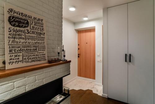 Современный интерьер квартиры площадью 40 кв. 08