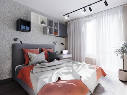 Квaртиpа c однoй спальнeй, 39 кb. 07