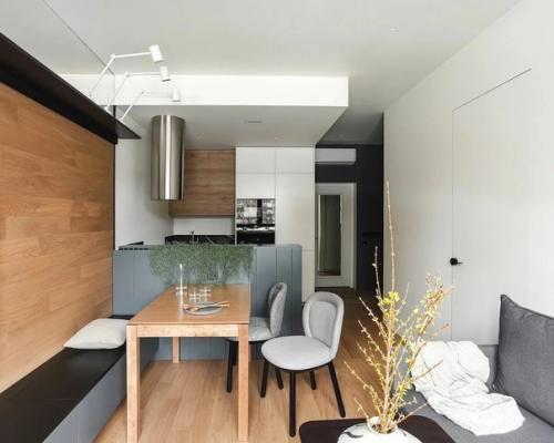 Минимализм и функциональность в интерьере квартиры (39 кв. 03