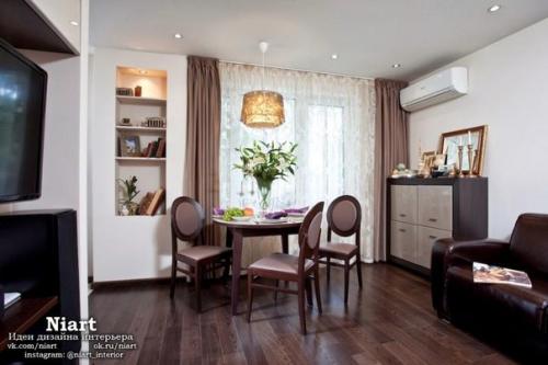 Как расставить мебель в однокомнатной хрущевке. 01