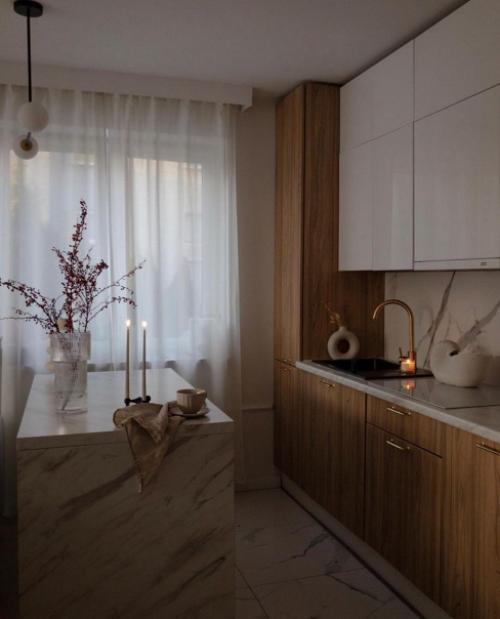 Вряд ли кто-то сможет угадать стиль интерьера кухни. 08