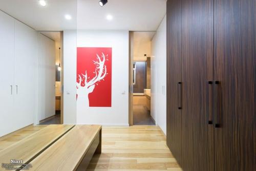 Дизайн маленькой трехкомнатной квартиры 56 кв. 04