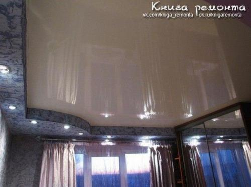 Потолок в гостиной: правила ремонта. 07
