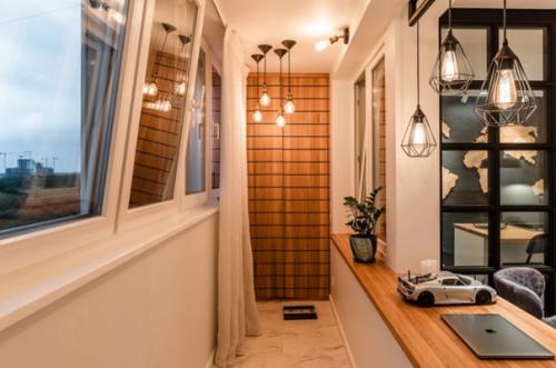 Современный интерьер квартиры площадью 40 кв. 07