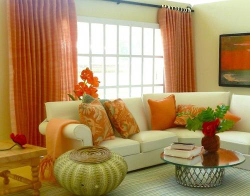 Нежный персиковый цвет в сочетании с оливковым создает идеальную гармонию в дизайне интерьера. 01