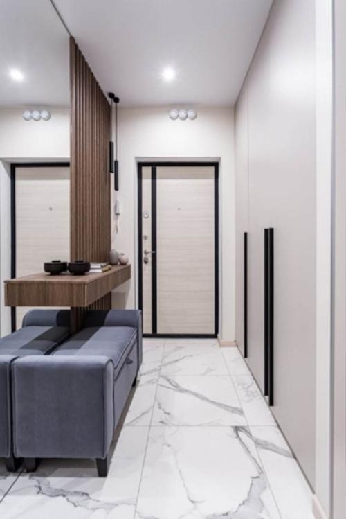 2 х - комнатная квартира в теплой цветовой гамме. 07