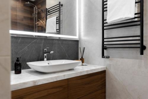 Дизайн совмещенного санузла в современном стиле. 03