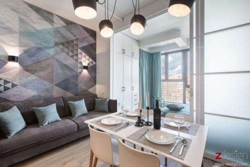 Интерьер квартиры 32 кв. 03