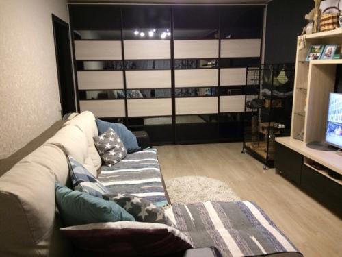 Добрый вечер, хочу показать свою гостиную - спальню в однокомнатной квартире. 02