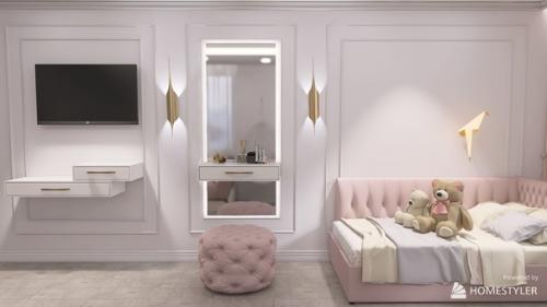 Нежная зефирная детская - мечта любой маленькой девочки! 01