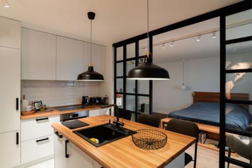 Современный интерьер квартиры площадью 40 кв. 04