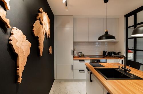 Современный интерьер квартиры площадью 40 кв. 03