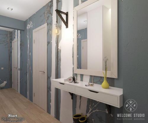 Двухкомнатная квартира в Москве Голубая Дымка. 09