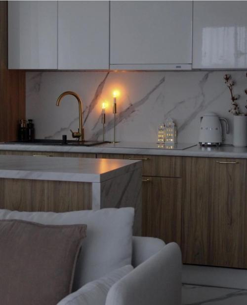 Вряд ли кто-то сможет угадать стиль интерьера кухни. 06