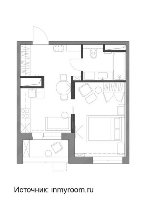 Из типовой однушки - в студию. 09