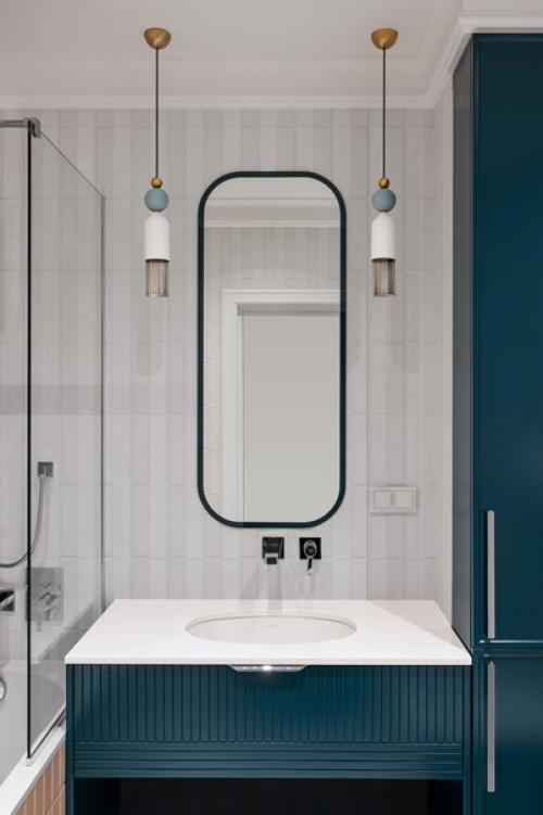 Реализованный интерьер квартиры, площадью 73 кв. 05