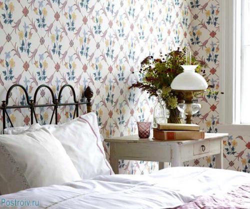 Фото уютных интерьеров с обоями в скандинавском стиле: 07