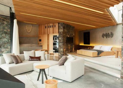 Необычный коттедж на новозеландском побережье тихого океана. 03