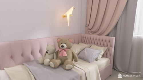 Нежная зефирная детская - мечта любой маленькой девочки! 04