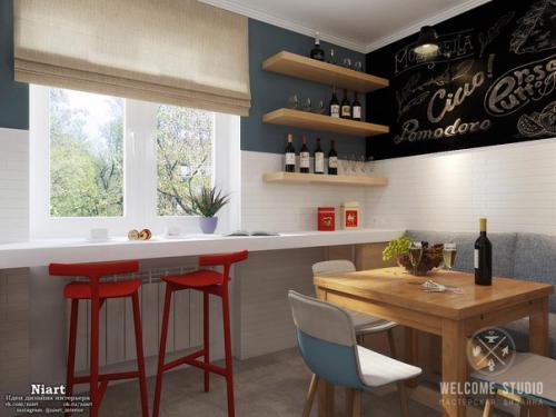 Двухкомнатная квартира в Москве Голубая Дымка. 03