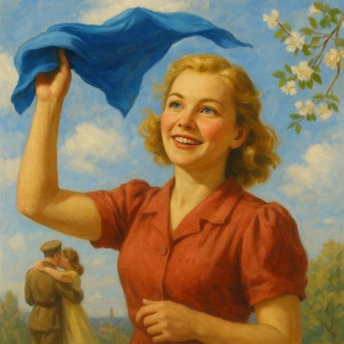 Синий Платочек не просто символ военного времени - это напоминание о стойкости духа.