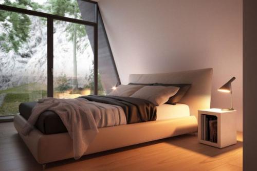 Маленький воображаемый дом Triangle Cliff House на воображаемом утесе. 08