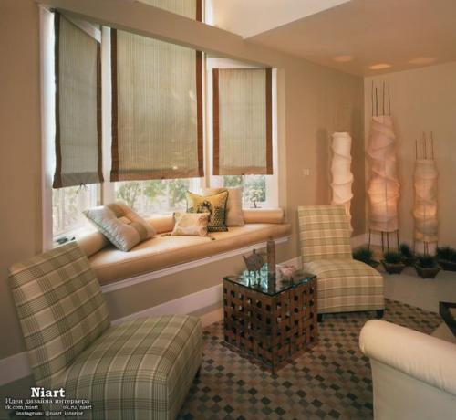 Оформление эркерного окна - идеи для разных помещений. 02 Оформление эркерного окна - идеи для разных помещений. 02