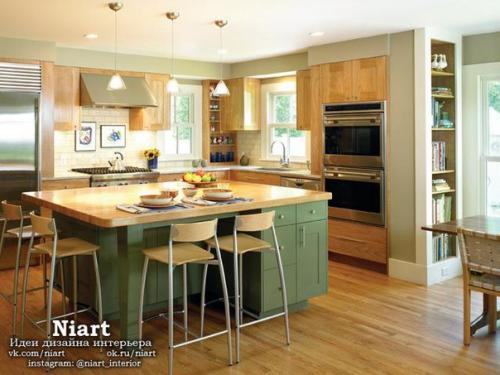 Сочетание цветов в интерьере кухни - 6 примеров. 03