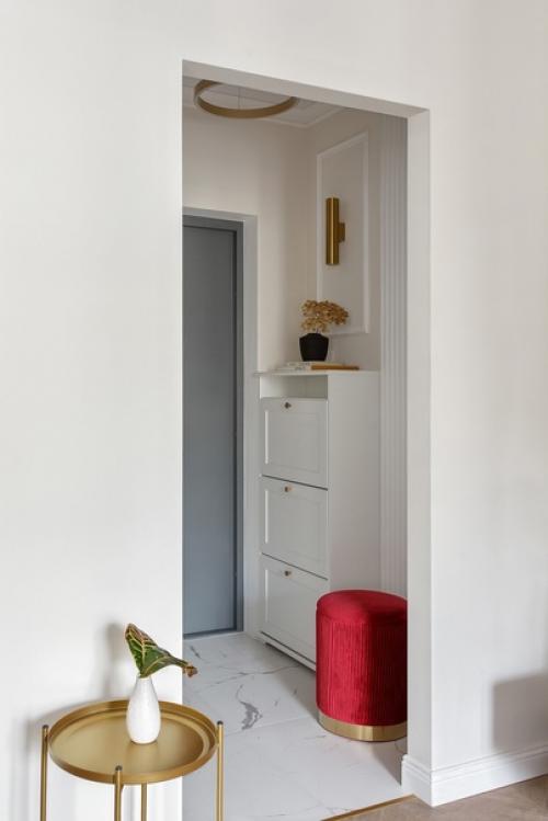 Перепланировка типовой 1-комнатной квартиры 35, 5 кв. 08