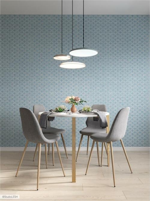 Возвращение обоев.  Одним из трендов 2019 года стала отделка комнат обоями, которые завораживают своими узорами и рисунками.