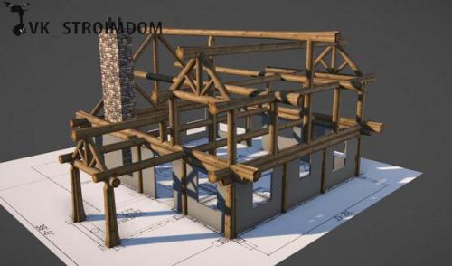 Канадская рубка: описание технологии, фото домов, проекты. 02