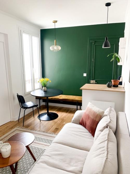 Интерьер маленькой французской однушки всего 26 кв. 02