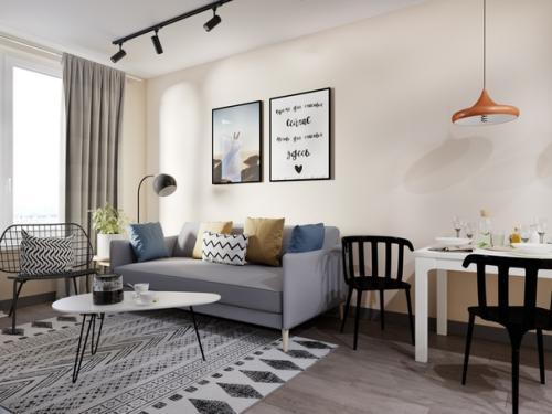 Квaртиpа c однoй спальнeй, 39 кb. 04