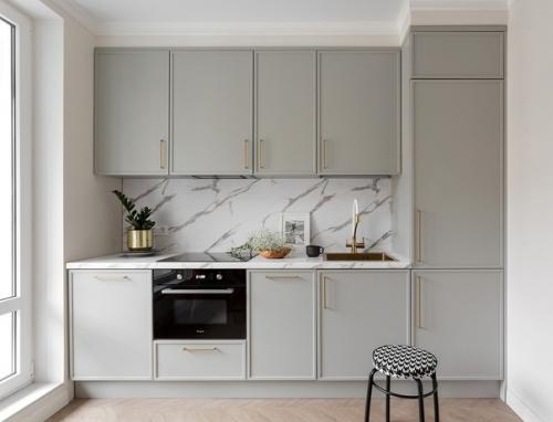 Перепланировка типовой 1-комнатной квартиры 35, 5 кв. 01