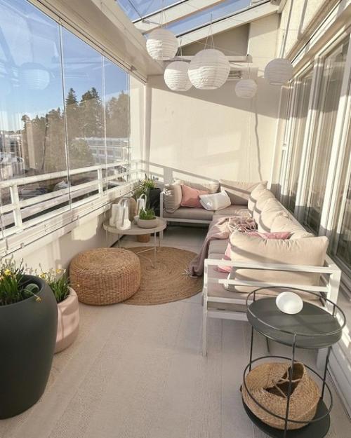 Белый и зеленый - одни из самых популярных цветов в дизайне интерьера, а особенно в скандинавском. 05