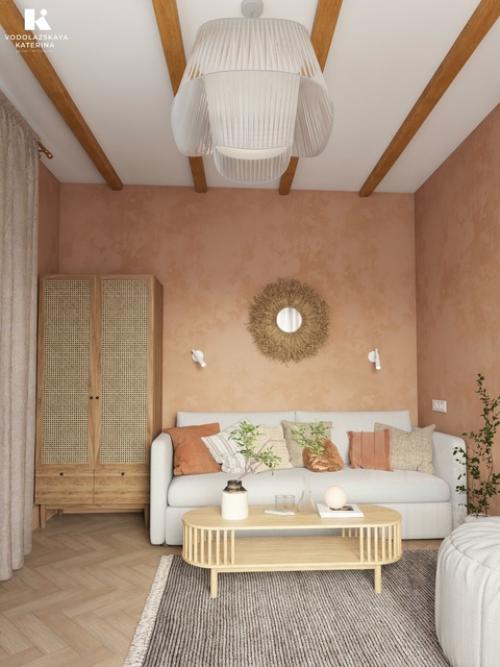 Дизайн интерьера спальни в частном доме. 02