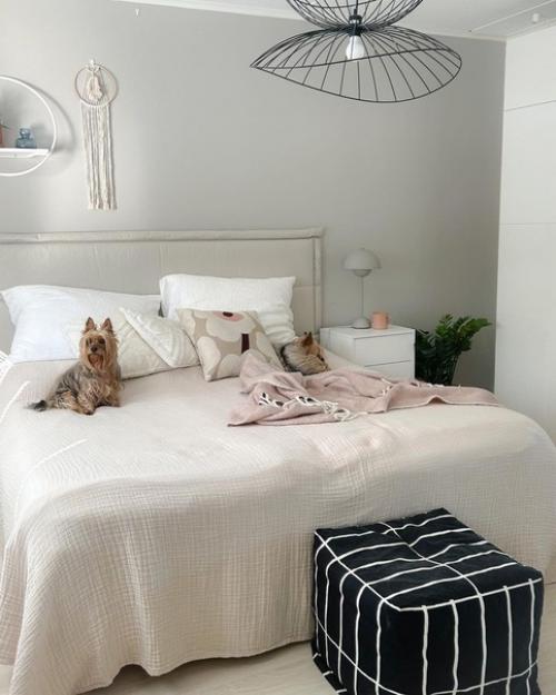 Белый и зеленый - одни из самых популярных цветов в дизайне интерьера, а особенно в скандинавском. 06