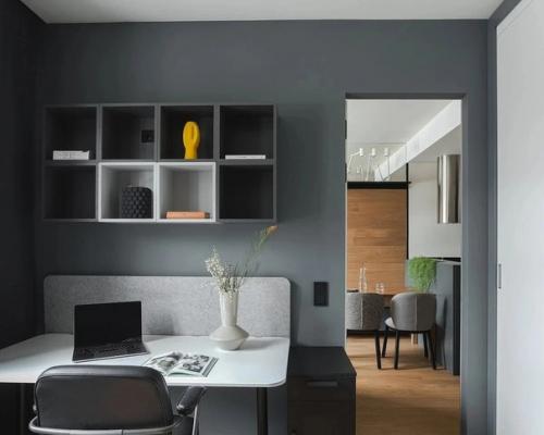 Минимализм и функциональность в интерьере квартиры (39 кв. 06