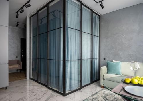 Современный интерьер квартиры - студии площадью 30 кв. 03