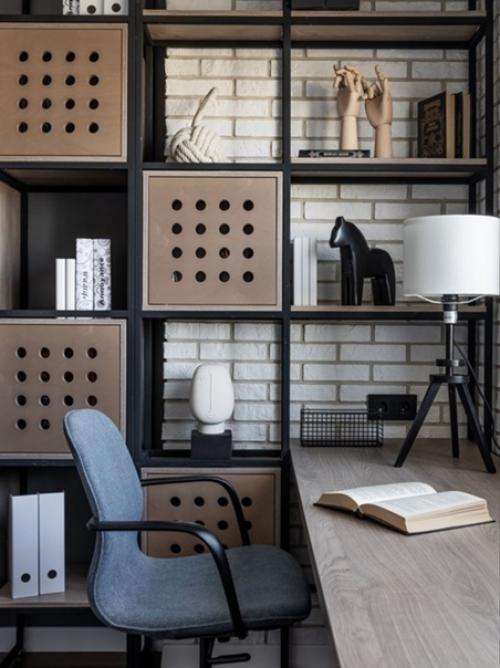 Отличная детская комната в современном сканди - стиле, предназначенная для мальчика 9-ти лет. 03