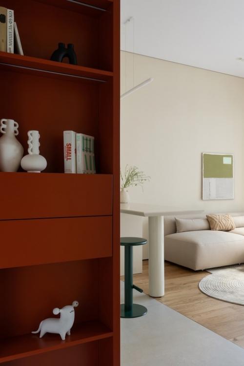 Светлый интерьер 1-комнатной квартиры 37, 5 м 2 в центре Москвы. 09