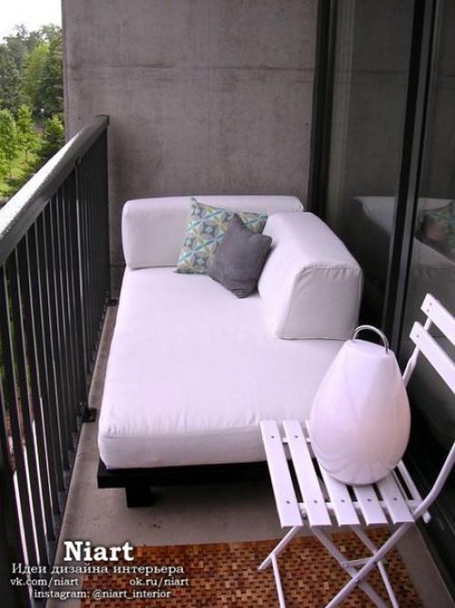 Дизайн балкона - несколько идей и правил интерьера. 01