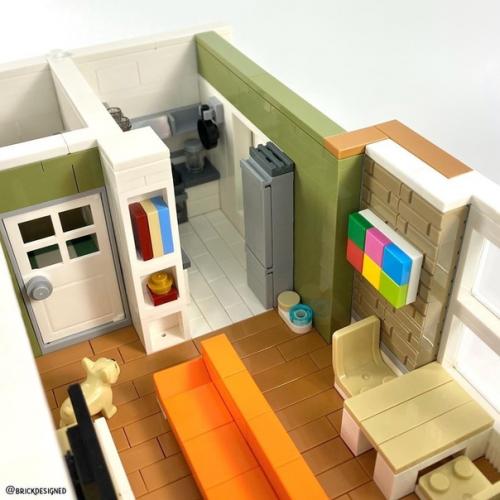 MOC - квартира.  Спальня, гостиная, кухня, ванная и гардероб. 02