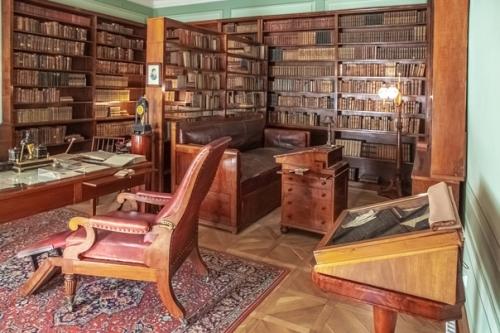 Диван, на котором Пушкин вздохнул последний раз; жилет, что был на нем во время дуэли; прядь волос, срезанная для Тургенева с усопшего. 05