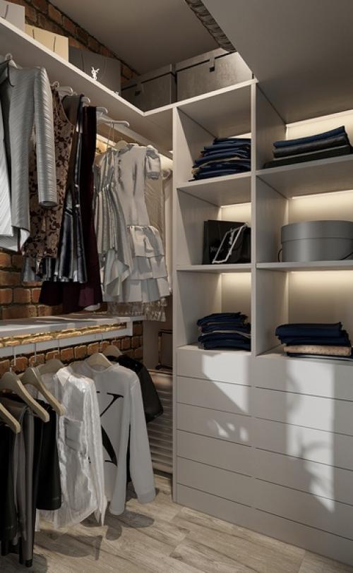 Визуализация спальни и балкона для молодой спортивной пары. 05 Визуализация спальни и балкона для молодой спортивной пары. 05