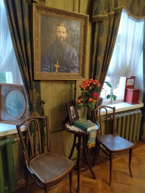 Портрет Иоанна кронштадтского в дар музею - квартире. 06 Портрет Иоанна кронштадтского в дар музею - квартире. 06